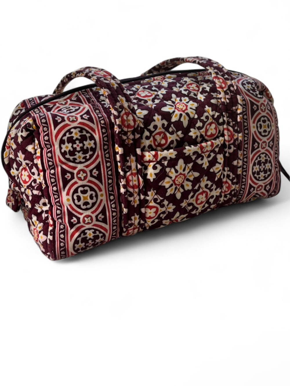 Vera Bradley burgundy medallion bag